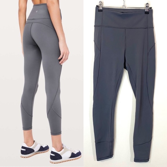 lululemon athletica Pants - Lululemon In Movement 25” Titanium Grey 6